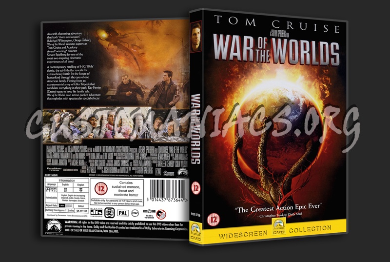 War Of The Worlds dvd cover