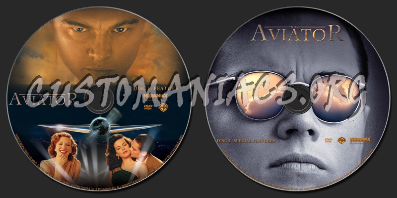 The Aviator dvd label