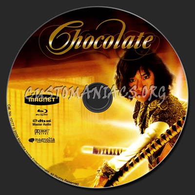 Chocolate blu-ray label