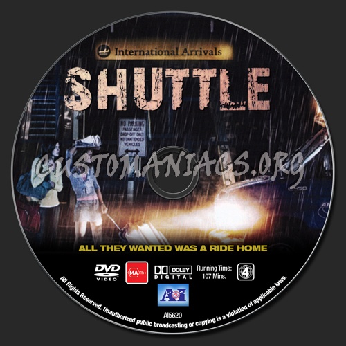 Shuttle dvd label