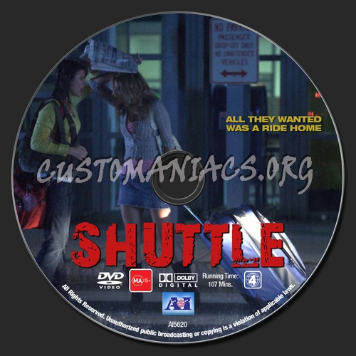 Shuttle dvd label