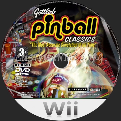 Gottlieb Pinball dvd label