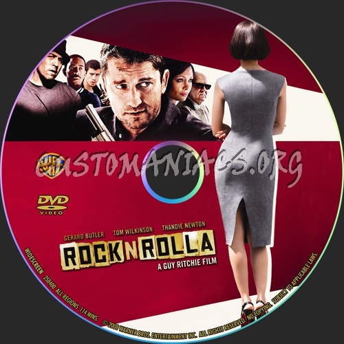 RocknRolla dvd label