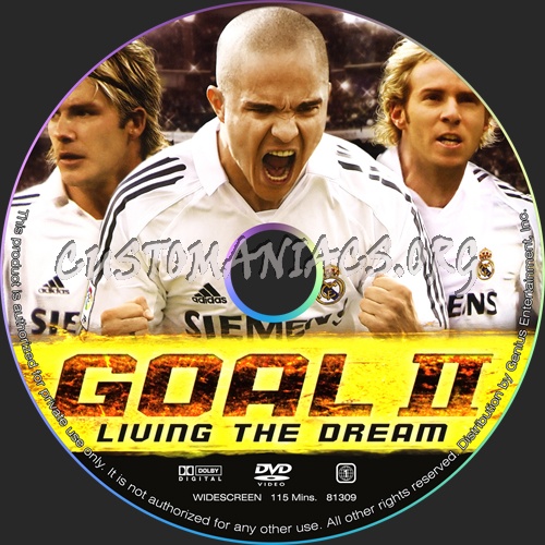 Goal 2 : Living the Dream dvd label
