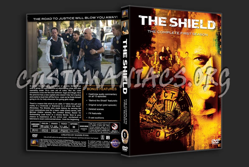 The Shield Season 1 dvd cover