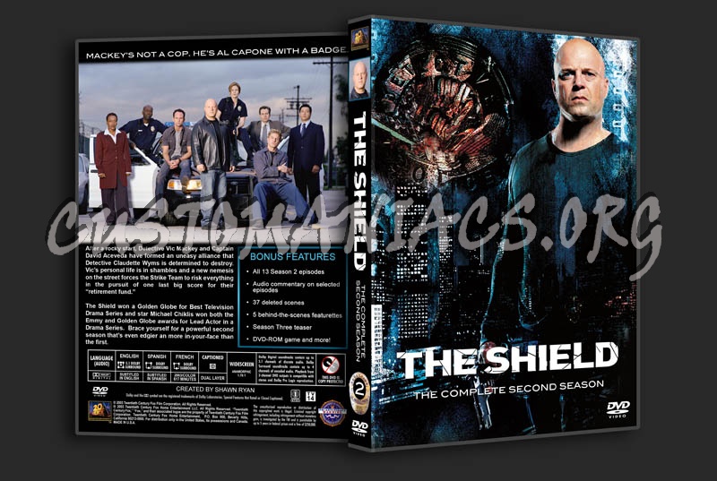 The Shield Season 2 dvd cover