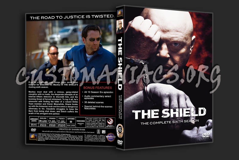 The Shield Season 6 dvd cover