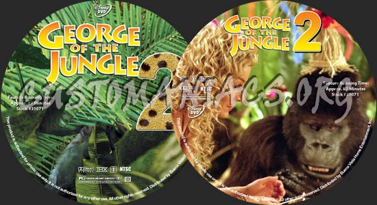 George of the Jungle 2 dvd label