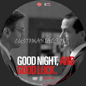 Good Night and Good Luck dvd label