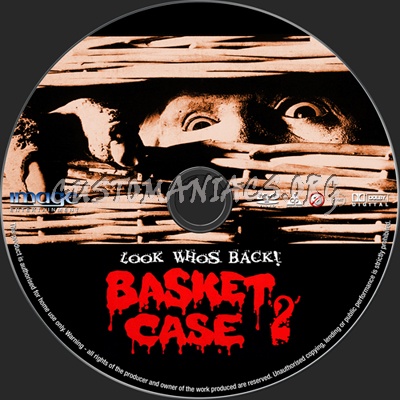 Basket Case 2 dvd label