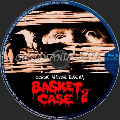 Basket Case 2 blu-ray label