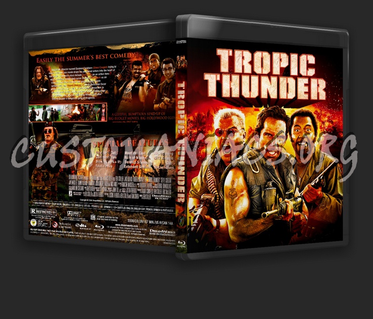 Tropic Thunder blu-ray cover