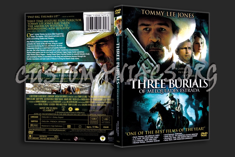 The Three Burials Of Melquiades Estrada dvd cover