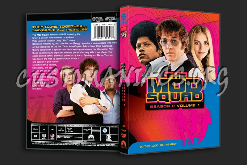 The Mod Squad Season 2 Volume 1 dvd cover