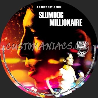 Slumdog Millionaire dvd label