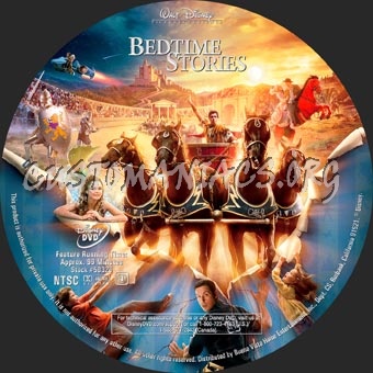 Bedtime Stories dvd label