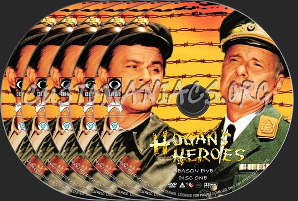 Hogan's Heroes Season 5 dvd label