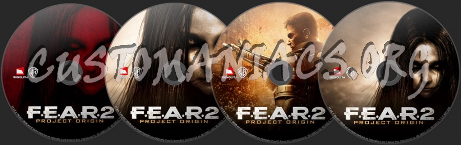 FEAR 2: Project Origin dvd label