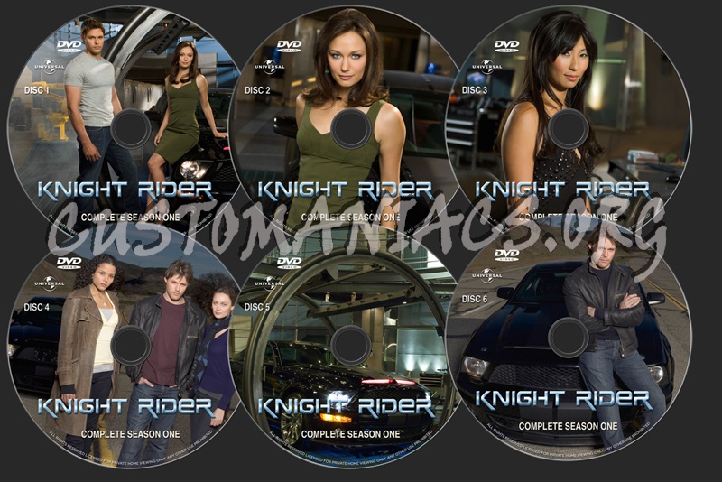 Knight Rider Season 1 dvd label