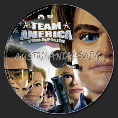 Team America dvd label