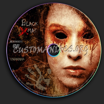 Black Xmas dvd label