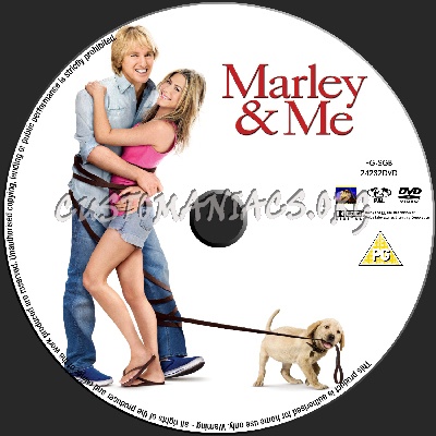 Marley & Me dvd label