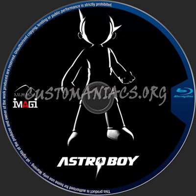 Astro Boy blu-ray label