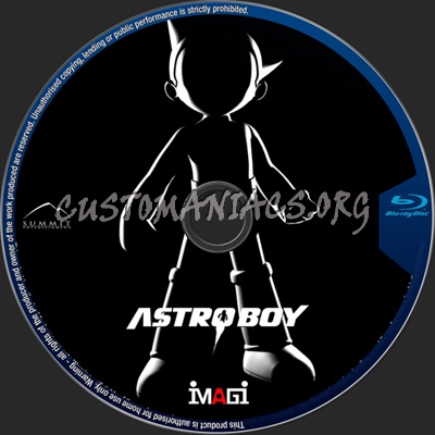 Astro Boy blu-ray label