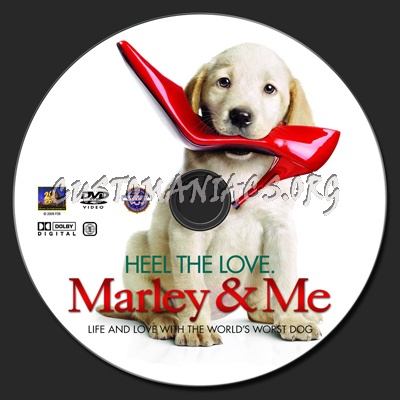 Marley & Me dvd label