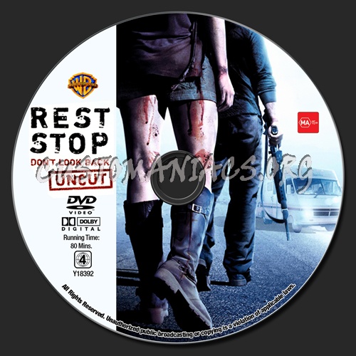 Rest Stop Don't Look Back dvd label