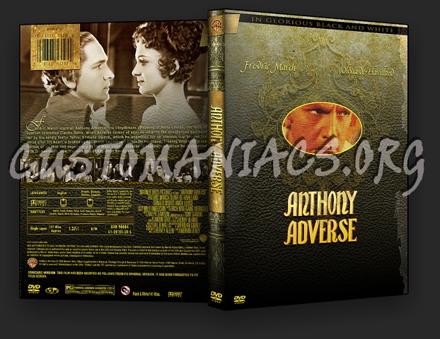 Anthony Adverse dvd cover