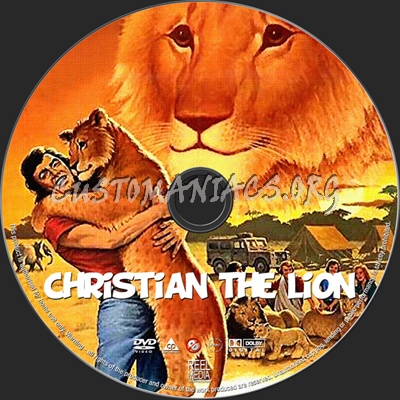 Christian the Lion dvd label