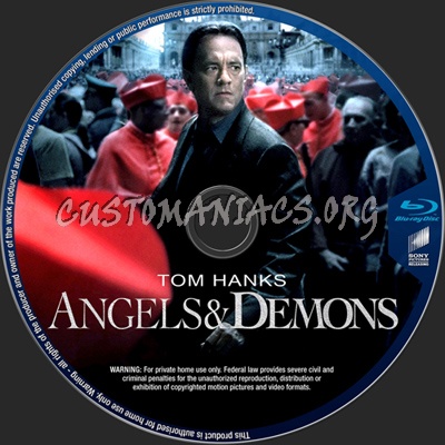 Angels & Demons blu-ray label