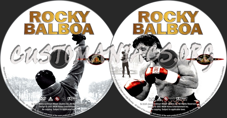 Rocky Balboa (Rocky VI) dvd label