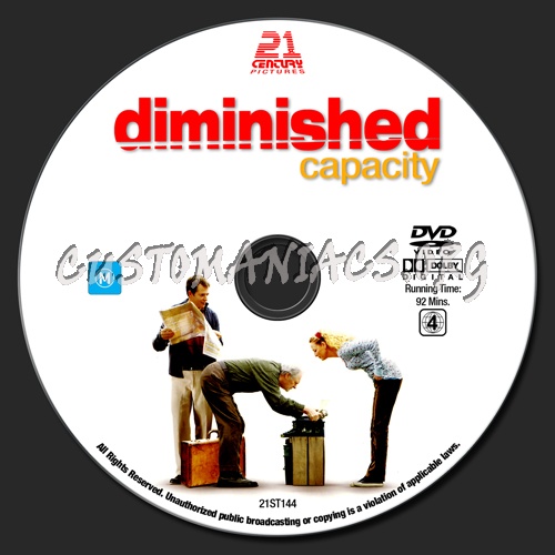 Diminished Capacity dvd label