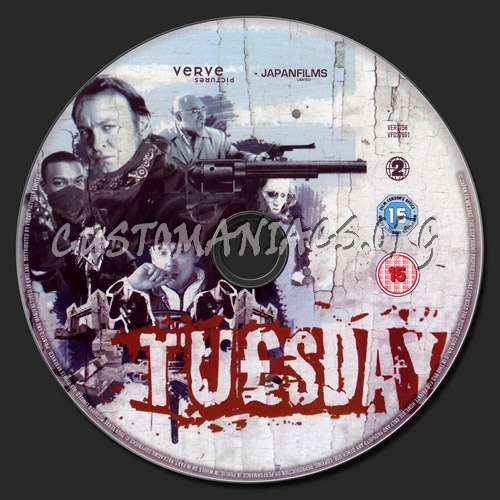 Tuesday dvd label