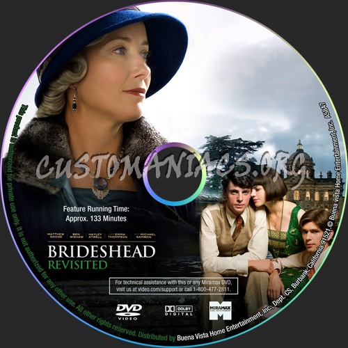 Brideshead Revisited dvd label