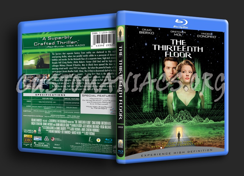 The Thirteenth Floor blu-ray cover