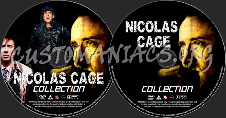 Nicolas Cage Collection dvd label