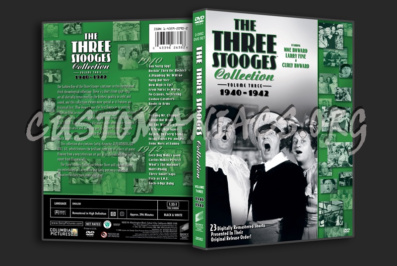 The Three Stooges Volume 3 dvd cover