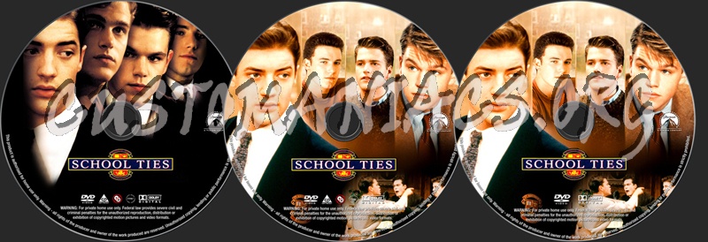 School Ties dvd label