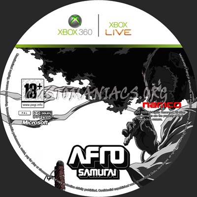 Afro Samurai dvd label