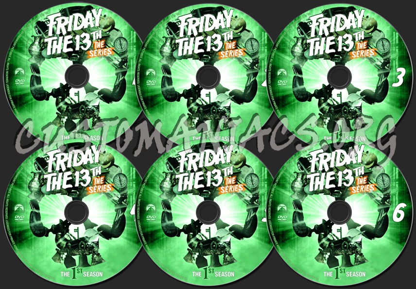 Friday the 13th Season 1 dvd label