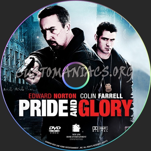 Pride and Glory dvd label