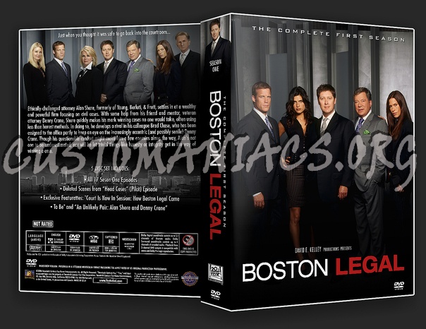 Boston Legal - Season 1 dvd cover