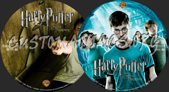 Harry Potter & the Order of the Phoenix dvd label