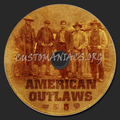 American Outlaws dvd label