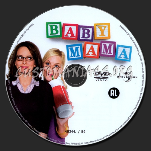 Baby Mama dvd label