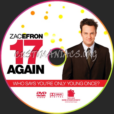 17 Again dvd label