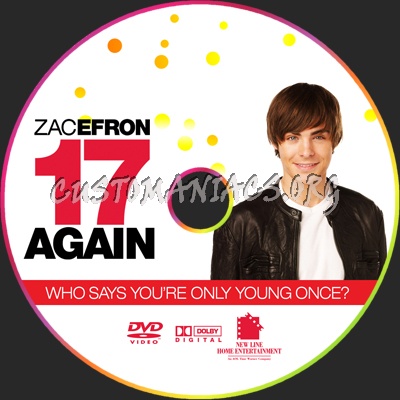 17 Again dvd label